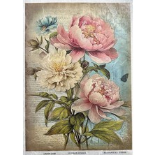 Lineart Pirinç Dekopaj Kağıdı PINK46