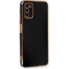 Samsung Galaxy A03S Kılıf Volet Silikon - Siyah