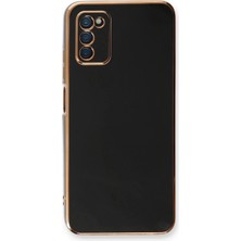 Samsung Galaxy A03S Kılıf Volet Silikon - Siyah