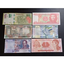 Escoines Koleksiyon 3996368733558DE98A 3lü Koleksiyon Başlangıç Seti Çil Yabancı Kağıt Para