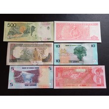 Escoines Koleksiyon 3996368733558DE98A 3lü Koleksiyon Başlangıç Seti Çil Yabancı Kağıt Para