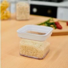 Dikdörtgen Saklama Kabı, 500 Ml, Turuncu, Pratik ve Şık Mutfak Gereci