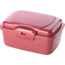 Pembe 350 ml Saklama Kabı, Pratik ve Şık Beslenme Kutusu