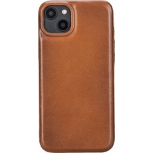 Mulvxurg  URG02 Apple Iphone 14 Plus Uyumlu Deri Arka Kapak Rock RST2EF (Mulvix)