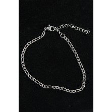 316L Çelik Figaro Model Gümüş Renk Erkek Bileklik - TJ-EB3738