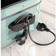 Çok Amaçlı Airfryer Kablo Sarma Aparatı, 2'li Set, Beyaz Renk