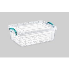 6 No Sığ Saklama Kabı, Çok Amaçlı ve Şık 10 Lt, Beyaz Renk