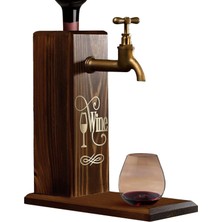 Ahşap Içki Standı, Şarap Baskılı, Doğal, Çok Amaçlı, Hediye, Şık Tasarım