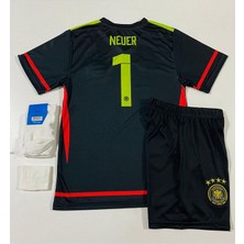 Almanya Euro 2024 Manuel Neuer Kaleci Çocuk Forması 3'lü Set