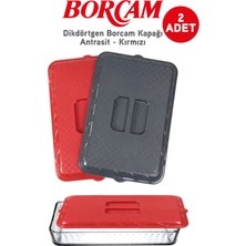 Dikdörtgen Plastik Kapak, 2 Adet, Çok Renkli, Kullanışlı ve Dayanıklı.