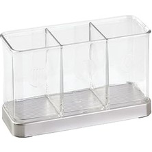 Akrilik ve Çelik Tabanlı Tezgah Üstü Kaşıklık, Şık ve Fonksiyonel Tasarım