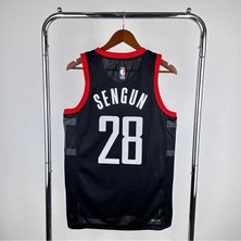 H.o.u.s.t.o.n Rockets 2025 Alperen Şengün Basketbol Forması (Black)