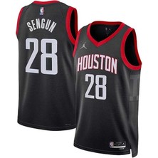H.o.u.s.t.o.n Rockets 2025 Alperen Şengün Basketbol Forması (Black)