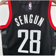 H.o.u.s.t.o.n Rockets 2025 Alperen Şengün Basketbol Forması (Black)