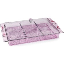 Mürdüm Rengi Saray Kahvaltılık Bej Tonları, Şık ve Zarif Sunum Için Ideal