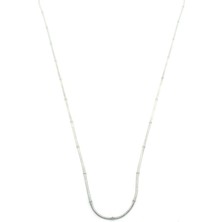 Toplu Yılan Zincir - 60CM - Gümüş