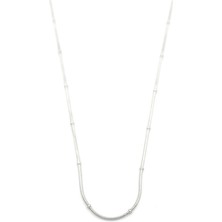 Toplu Yılan Zincir - 45CM - Gümüş