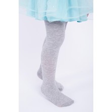 Kapamarka Kız Çocuk Pamuklu Külotlu Çorap Gri