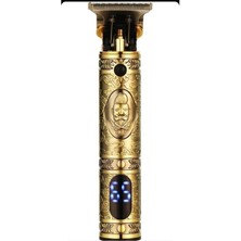 Hall Breathe Dijital Ekranlı Güçlendirilmiş Tıraş ve Saç Kesme Makinesi Sarı li T Bıçaklı