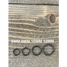 Aida Jewelss 316 L Cerrahi Çelik  Kilitli Halka Piercing Siyahrenk