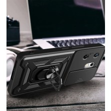 Infinix Zero 30 4g Kılıf Pars Lens Yüzüklü Silikon - Lacivert