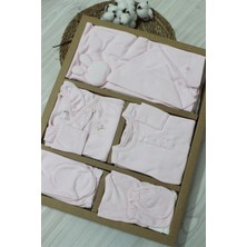Caramell Barbosa Cute Rabbit Nakışlı 10'lu Yenidoğan Kız Bebek Hastane Çıkışı (56-62CM) ZK1474 Yeni Sezon 2025