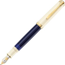 Pelikan Souverän Special Edition M800 Dolma Kalem Cream Blue F