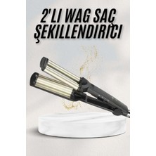 Serenity Haven Renkli Su Dalga Saç Şekillendirici Maşa, Tüm Saç Tiplerine Uygun