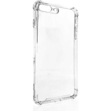 iPhone 8 Plus Uyumlu Tknc Kamera Korumalı Nitro Anti Shock Silikon-Renksiz