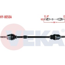VEKA-HY-8050A - Komple Aks sag On hyundaı Accent Blue 1.6 Crdı 4 Ilerı A-T Abslı 48 Dıs Uzunluk 929MM 2012-