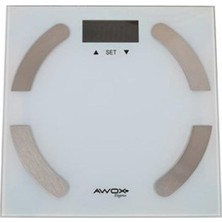 Şeffaf Dijital Tartı, Beyaz, Şık ve Kullanışlı Ev ve Ofis Için