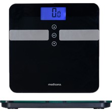 Cam Vücut Analizli Dijital Baskül, Siyah