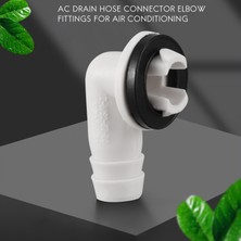 Pshcooe Klima Ac Tahliye Hortumu Konektörü Mini Bölünmüş Üniteler ve Pencere Ac Ünitesi Için Kauçuk Halkalı Dirsek Bağlantısı 3/5 Inç (15MM) (Yurt Dışından)
