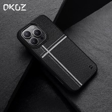iPhone 16 Pro Max Elit Premium Lucas Karbon Desenli Kılıf - Üst Düzey Koruma