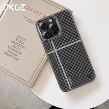 iPhone 16 Pro Max Elit Premium Lucas Karbon Desenli Kılıf - Üst Düzey Koruma
