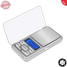 Hassas Dijital Elektronik Cep Tartısı 200G / 0.01G, Gri
