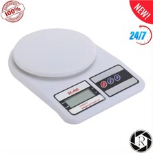 Dijital Hassas Tartı, Mutfak Terazisi, 10 kg Hassas Ölçüm, Beyaz Renk