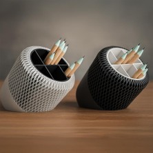 Modern Eğik Tasarımlı Kalemlik