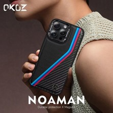 iPhone 16 Pro Noaman Premium Tasarım Magsafe Kılıf - Modern ve Zarif