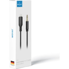 Woyax by Deji iPhone Lightning Aux 3.5mm Ses Kablosu 1.2m Stereo Ses
