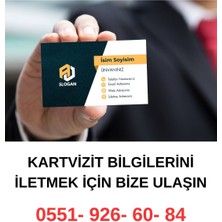 Dekorella Kişiye Özel Kartvizit Tasarımı ve Baskısı – 1000 Adet – 350 gr Mat Veya Parlak – 82X52 mm KHB1016