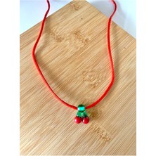 Kırmızı Kiraz Kolye