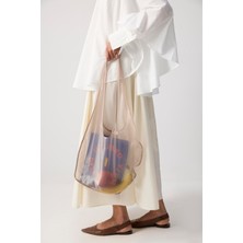 Organza Bag Wıth Wıde Strap
