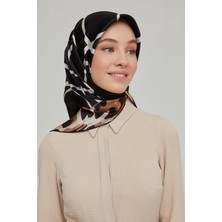 Ipekyolu Eşarp Armine Nostalji Serisi Sura Leopar Desen Ipek Eşarp