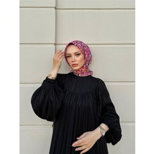 İpekhan Relax Ebruli Soft Eşarp Kiraz Pembe 1147-16