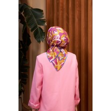 İpekhan Nature Iris Soft Eşarp Turuncu Pembe 1160-13