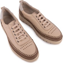 Hakiki Deri Günlük Spor Bağcıklı Ayakkabı Whiteswan 6206