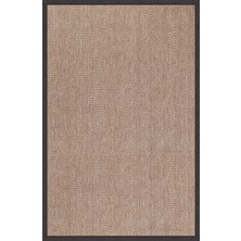 0408-ANTRASIT Kumaş Bordür Sisal Halı Kilim Hav Toz Vermez Kolay Temizlenen Hasır Kilim