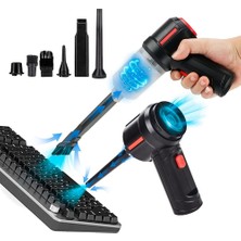 Unncanny Basınçlı Hava Silici ve Mini Vakum Klavye Temizleyici 3'ü 1 Arada, Taşınabilir Elektrikli Hava Kutusu, Kablosuz Bilgisayar Temizleme Seti (Yurt Dışından)