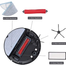 Unncanny Roborock S7,s7 Maxv Ultra, S7 Pro Ultra, S7MAX V Elektrikli Süpürge Parçaları Için Rulo Fırça Bez Filtre Yan Fırça Aksesuarları (Yurt Dışından)